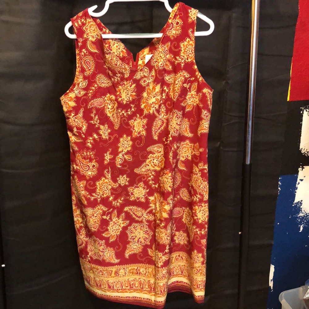 Yelliw, red summer dress